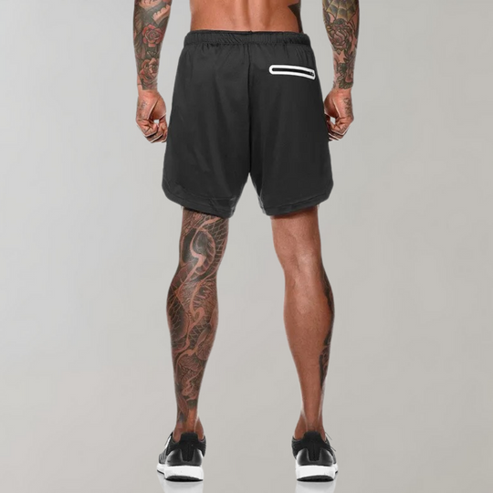 Viënzo | Versatile 2-in-1 Men's Fitness Shorts, Comfortable & Stylish