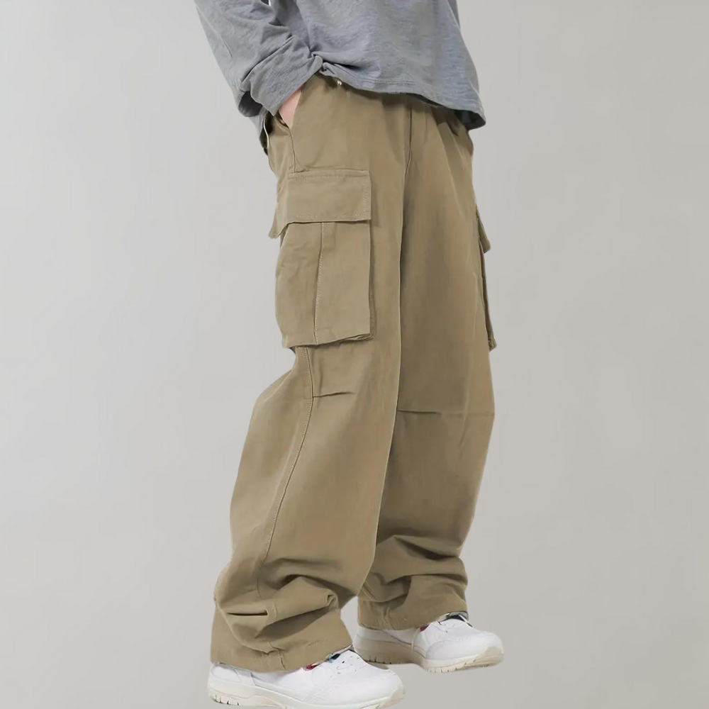 Asger | Men's Cargo Pants with Straight Legs
