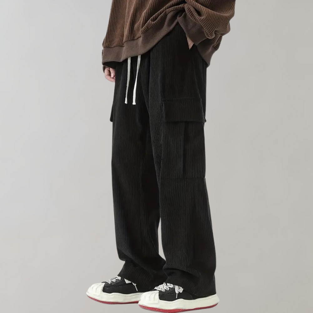 Dalibor | Stylish Corduroy Cargo Pants with Functional Flap Pockets