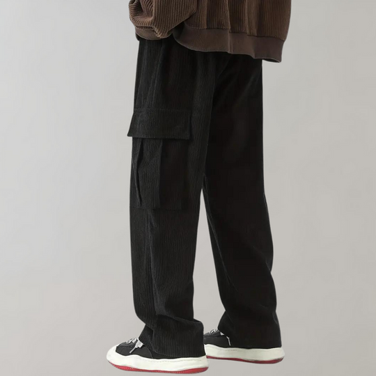 Dalibor | Stylish Corduroy Cargo Pants with Functional Flap Pockets