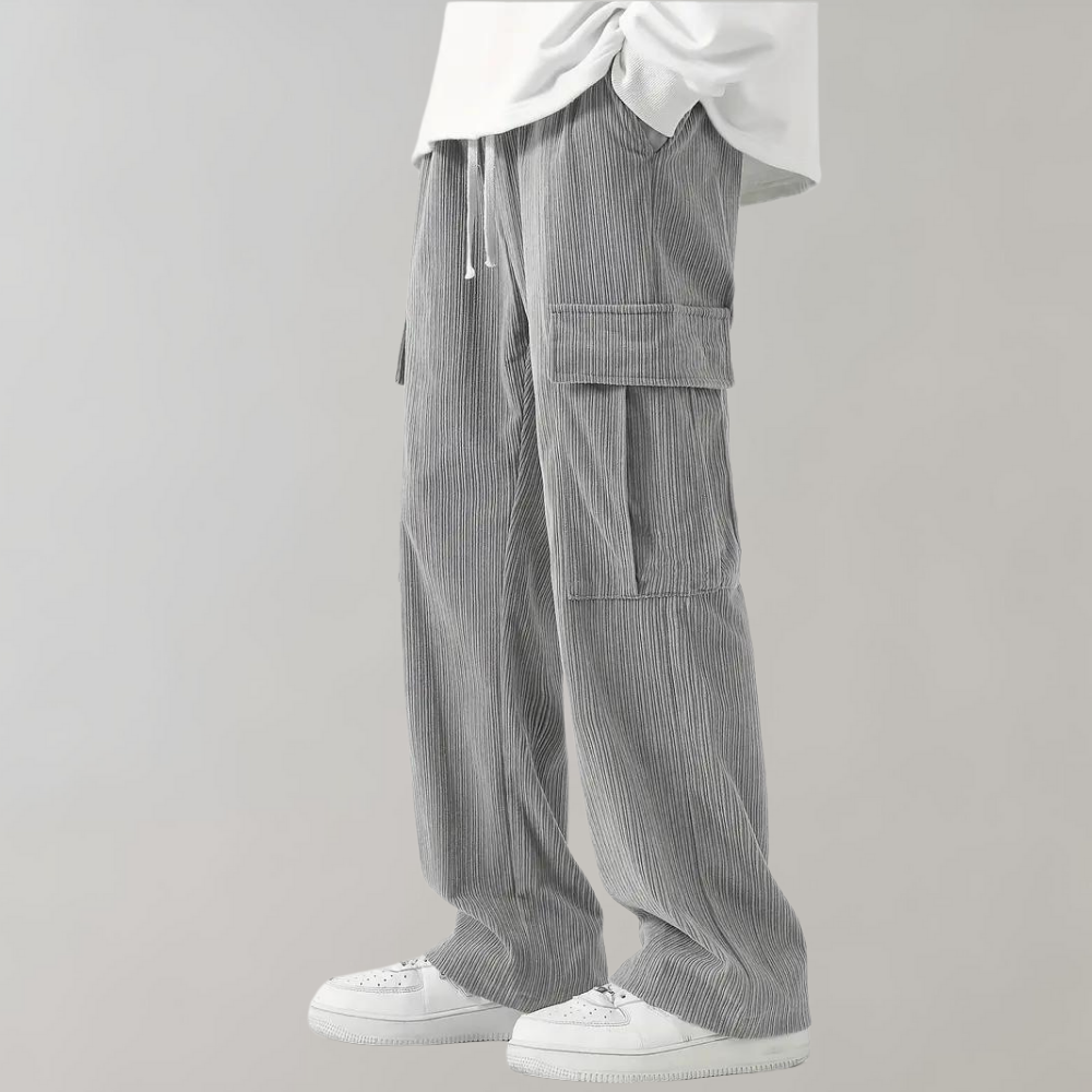Dalibor | Stylish Corduroy Cargo Pants with Functional Flap Pockets