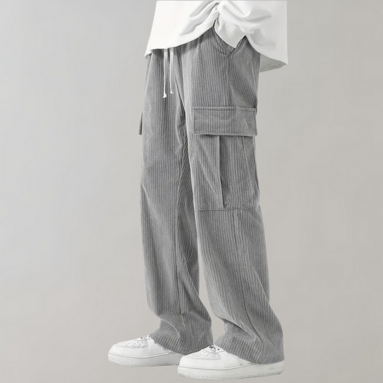 Dalibor | Stylish Corduroy Cargo Pants with Functional Flap Pockets
