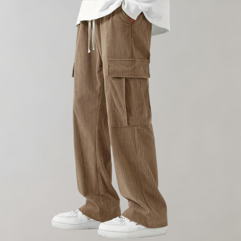 Dalibor | Stylish Corduroy Cargo Pants with Functional Flap Pockets