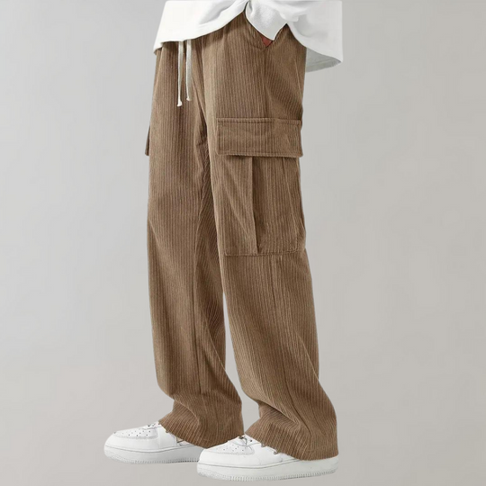 Dalibor | Stylish Corduroy Cargo Pants with Functional Flap Pockets