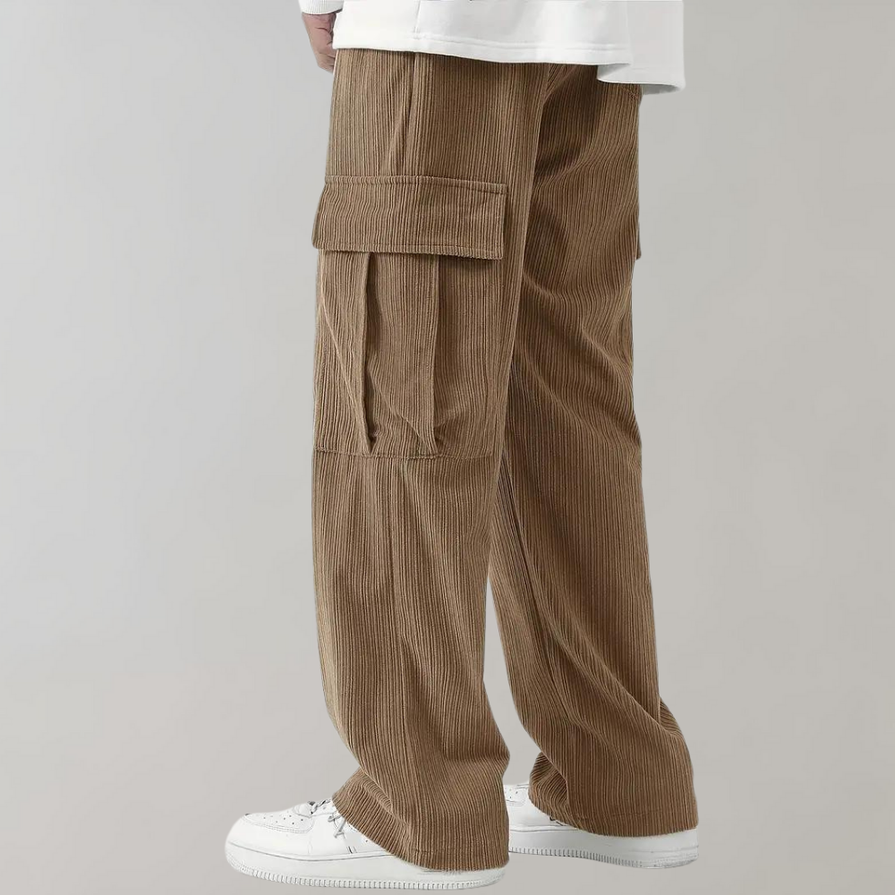 Dalibor | Stylish Corduroy Cargo Pants with Functional Flap Pockets