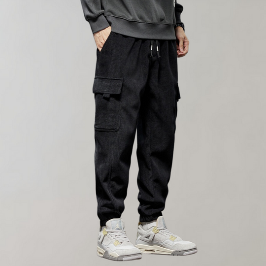 Osvald | Comfortable Corduroy Cargo Pants with Pockets