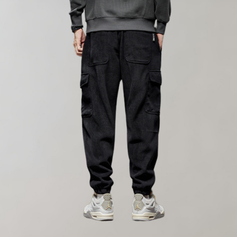 Osvald | Comfortable Corduroy Cargo Pants with Pockets