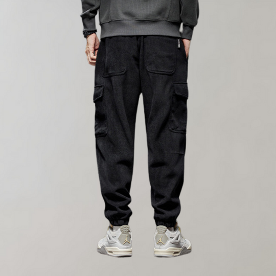 Osvald | Comfortable Corduroy Cargo Pants with Pockets