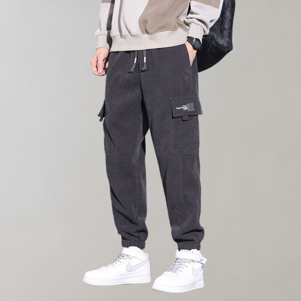 Osvald | Comfortable Corduroy Cargo Pants with Pockets