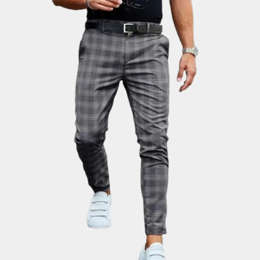 Delmore | Stylish Checked Trousers for Comfort and Versatility