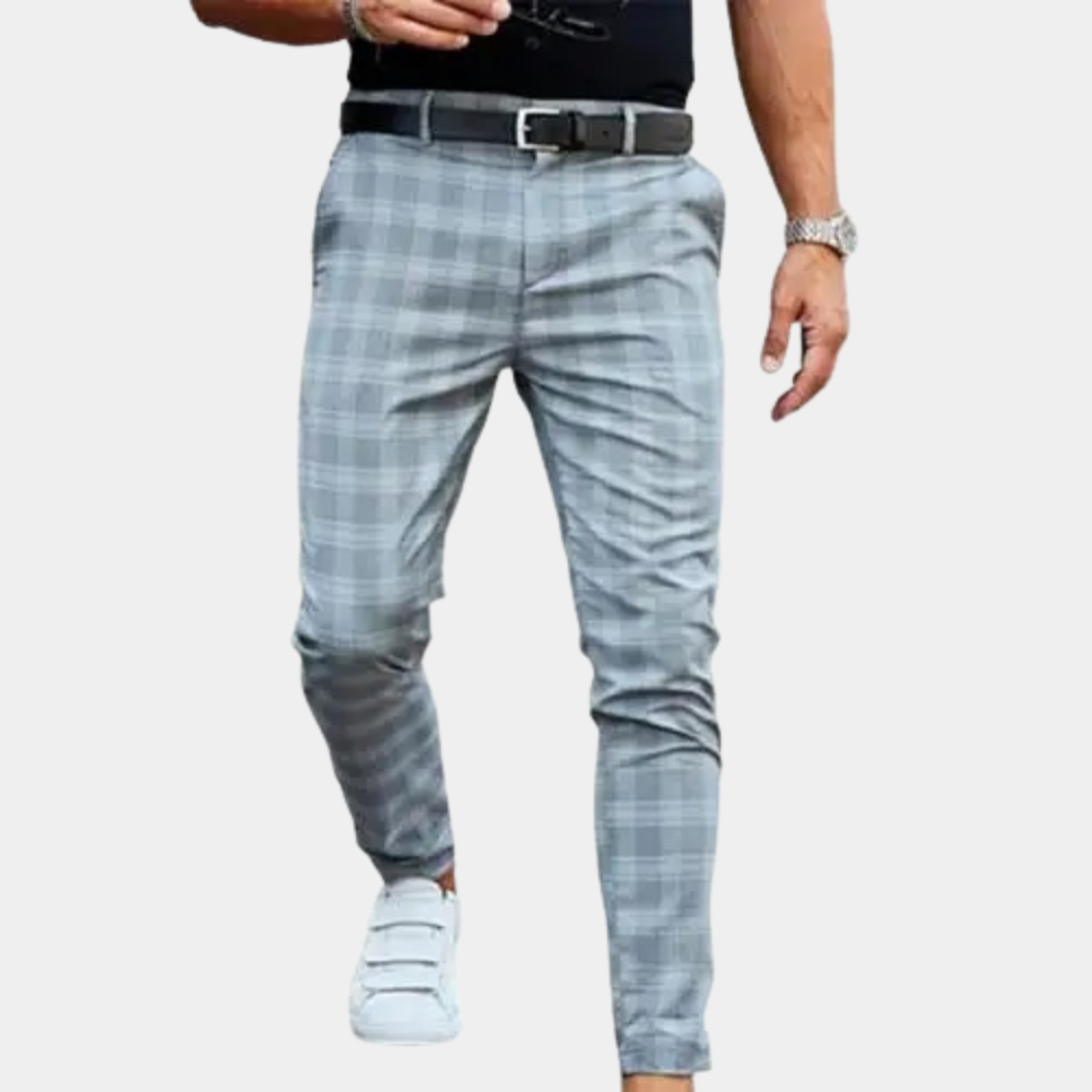Delmore | Stylish Checked Trousers for Comfort and Versatility