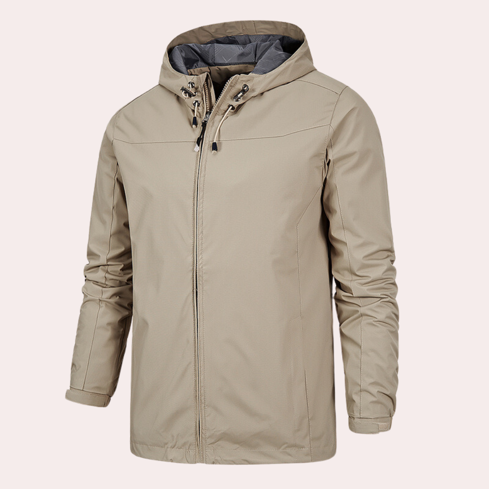 Gervais | Lightweight, Waterproof, Breathable Hooded Windbreaker Jacket