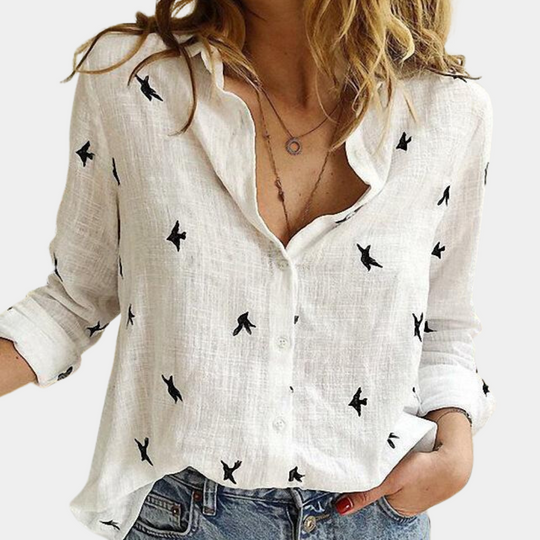 Aluminium | Bequem, Stilvoll, Damen Langarmshirt
