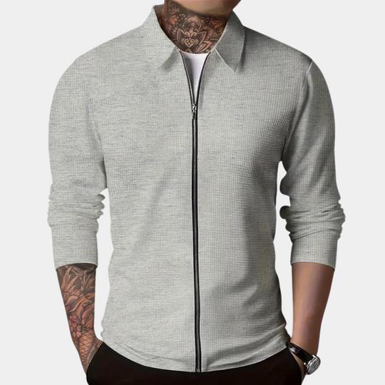 Kaelan | Lässige Herrenjacke mit Reißverschluss