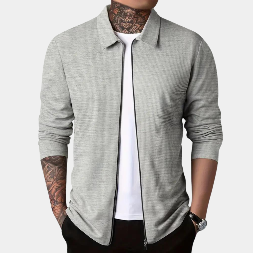 Kaelan | Lässige Herrenjacke mit Reißverschluss