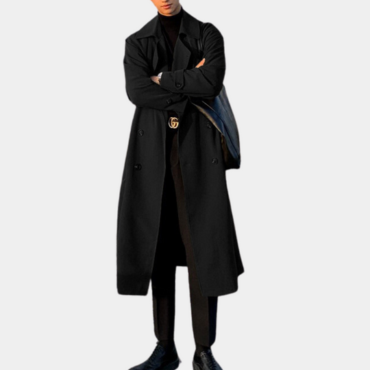 Ewald | Elegant Design, Warm, Versatile, Trench Coat for Men