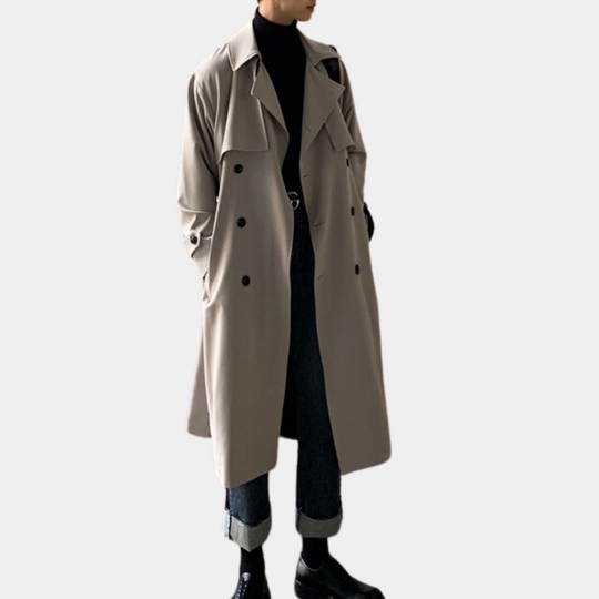 Ewald | Elegant Design, Warm, Versatile, Trench Coat for Men