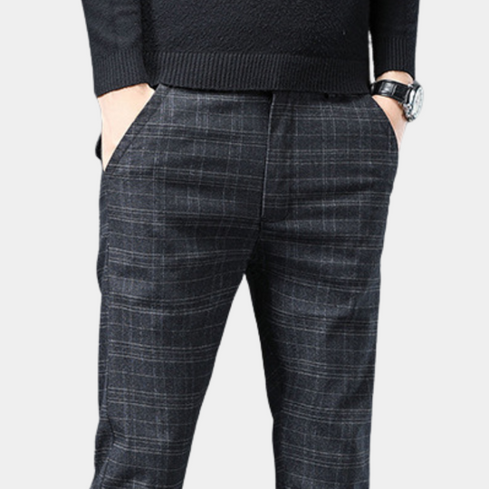 Pablo | Classic Checked Trousers for Effortless Style and Comfort