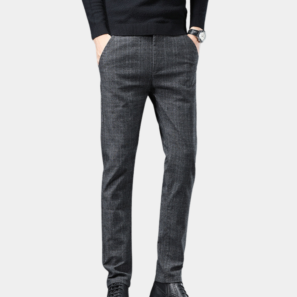 Pablo | Classic Checked Trousers for Effortless Style and Comfort