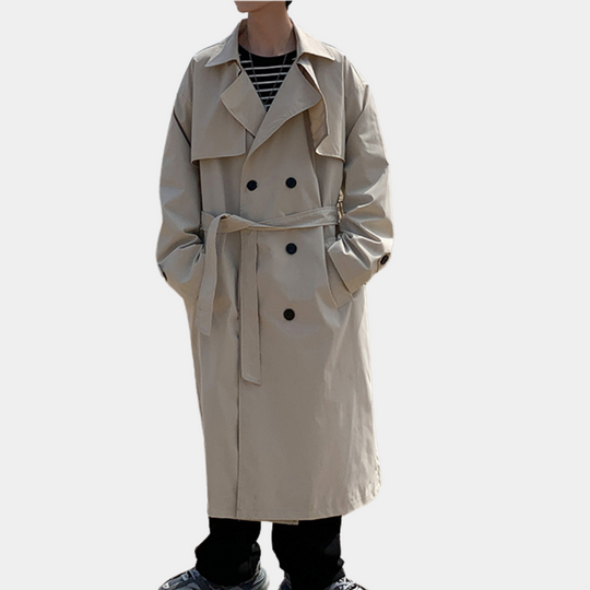 Vladimir | Stylish Long Trench Coat for Men, Versatile & Timeless
