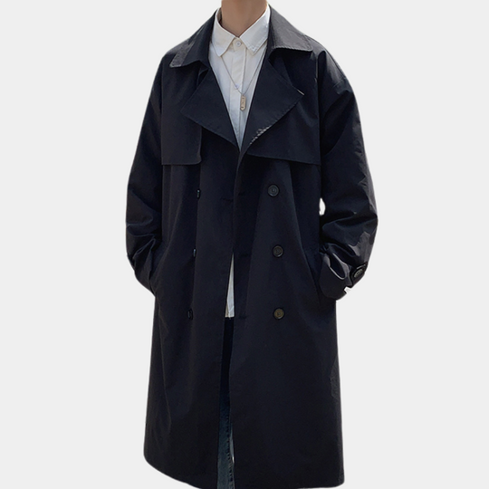 Vladimir | Stylish Long Trench Coat for Men, Versatile & Timeless