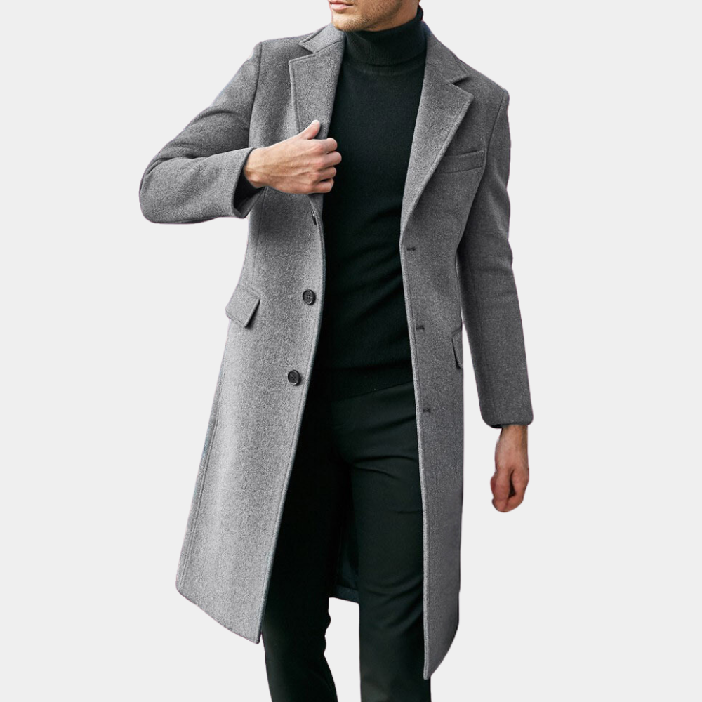 Konstantin | Zeitlose Eleganz, strapazierfähiger Stoff, perfekte Passform, Herrenmantel