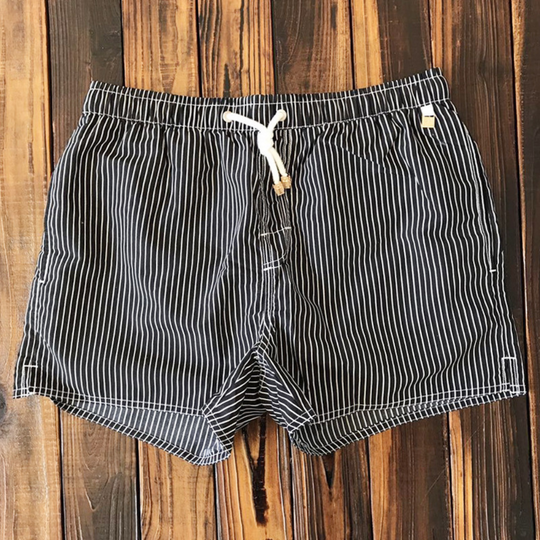 Marty | Trendy Striped Swim Shorts with Quick-Dry Fabric