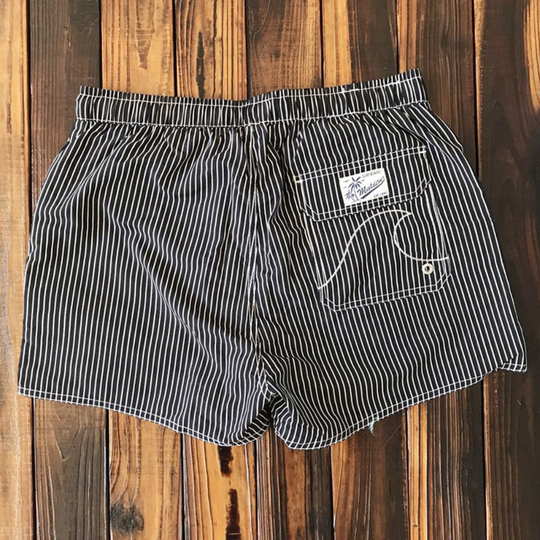 Marty | Trendy Striped Swim Shorts with Quick-Dry Fabric