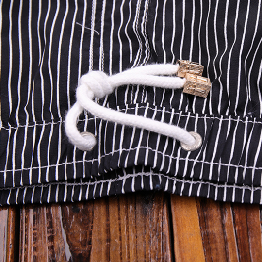 Marty | Trendy Striped Swim Shorts with Quick-Dry Fabric