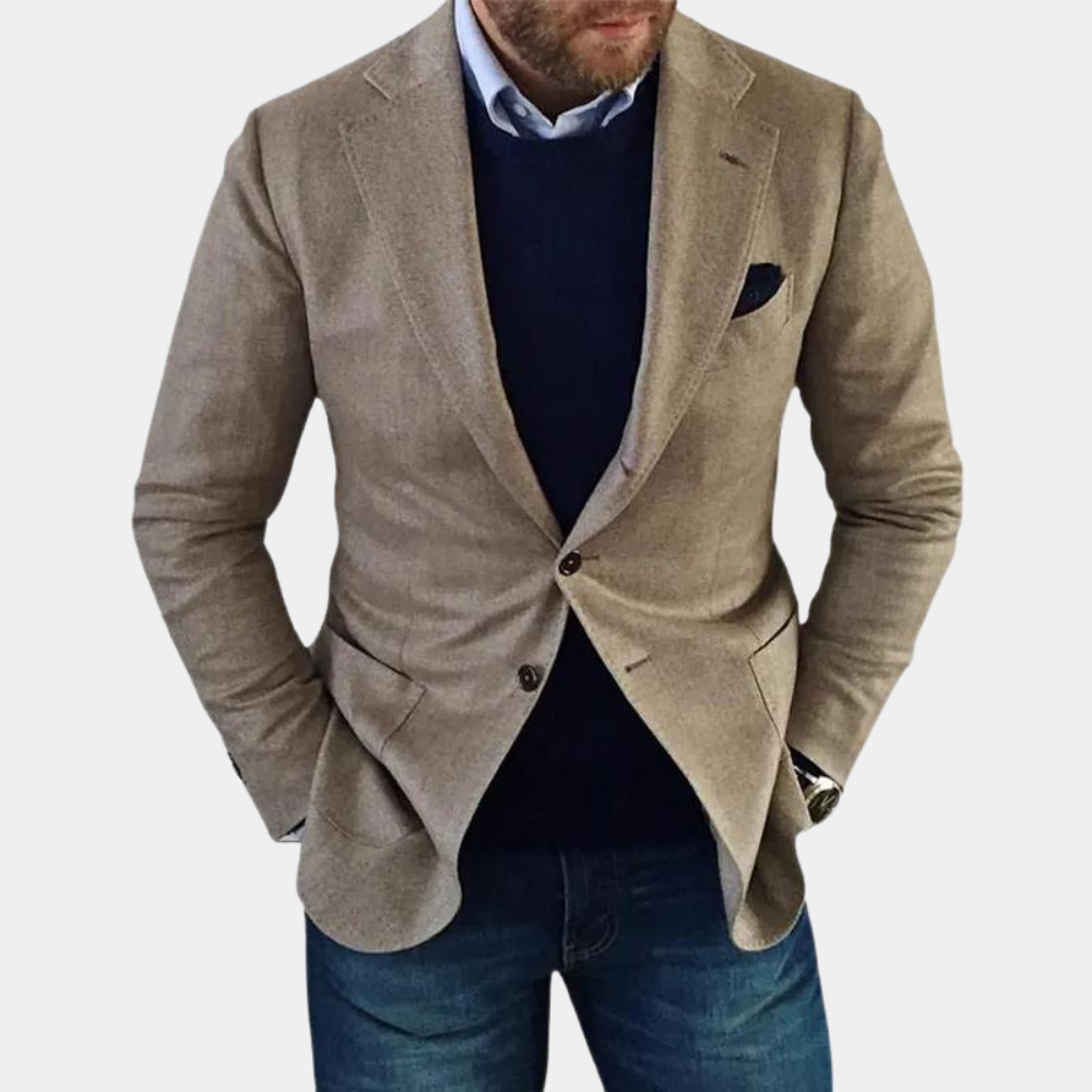 Georg | Stylische lässige Knopfjacke für Herren, vielseitige Passform, strapazierfähiger Stoff