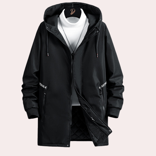 Herwig | Stylischer warmer Mantel mit trendigem Farbverlauf