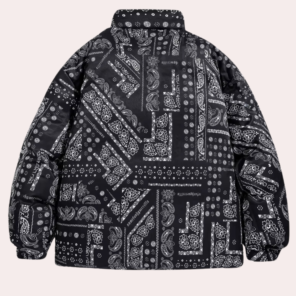 Maslen | Trendy Reversible Paisley Jacket for Men