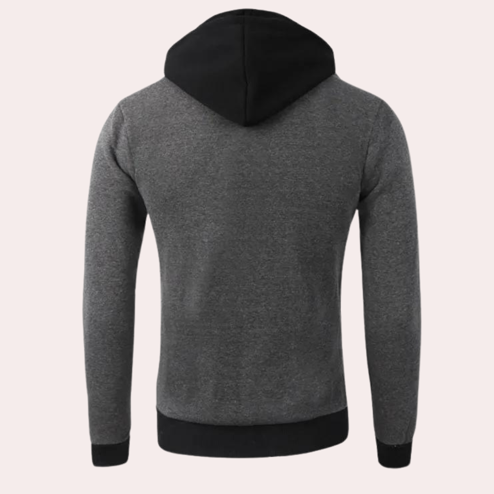 Jowan | Stilvoller Reißverschluss-Hoodie für aktive Männer