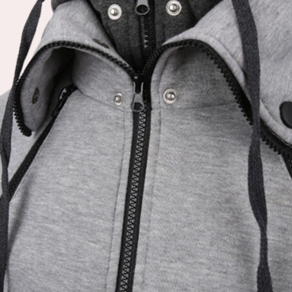 Jowan | Stylish Zip-Up Hoodie for Active Men