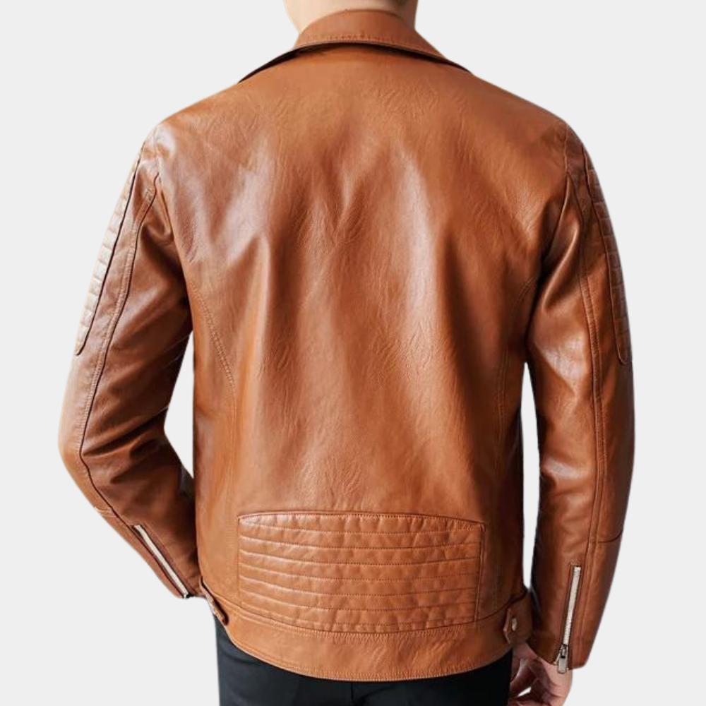 Lutz | Stylische Zip-Up Bikerjacke für Männer, langlebig und trendy