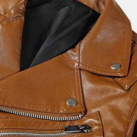 Lutz | Stylische Zip-Up Bikerjacke für Männer, langlebig und trendy
