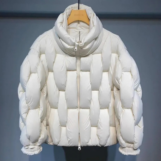 Schwarz | Stylische warme Pufferjacke für Männer, leicht und bequem