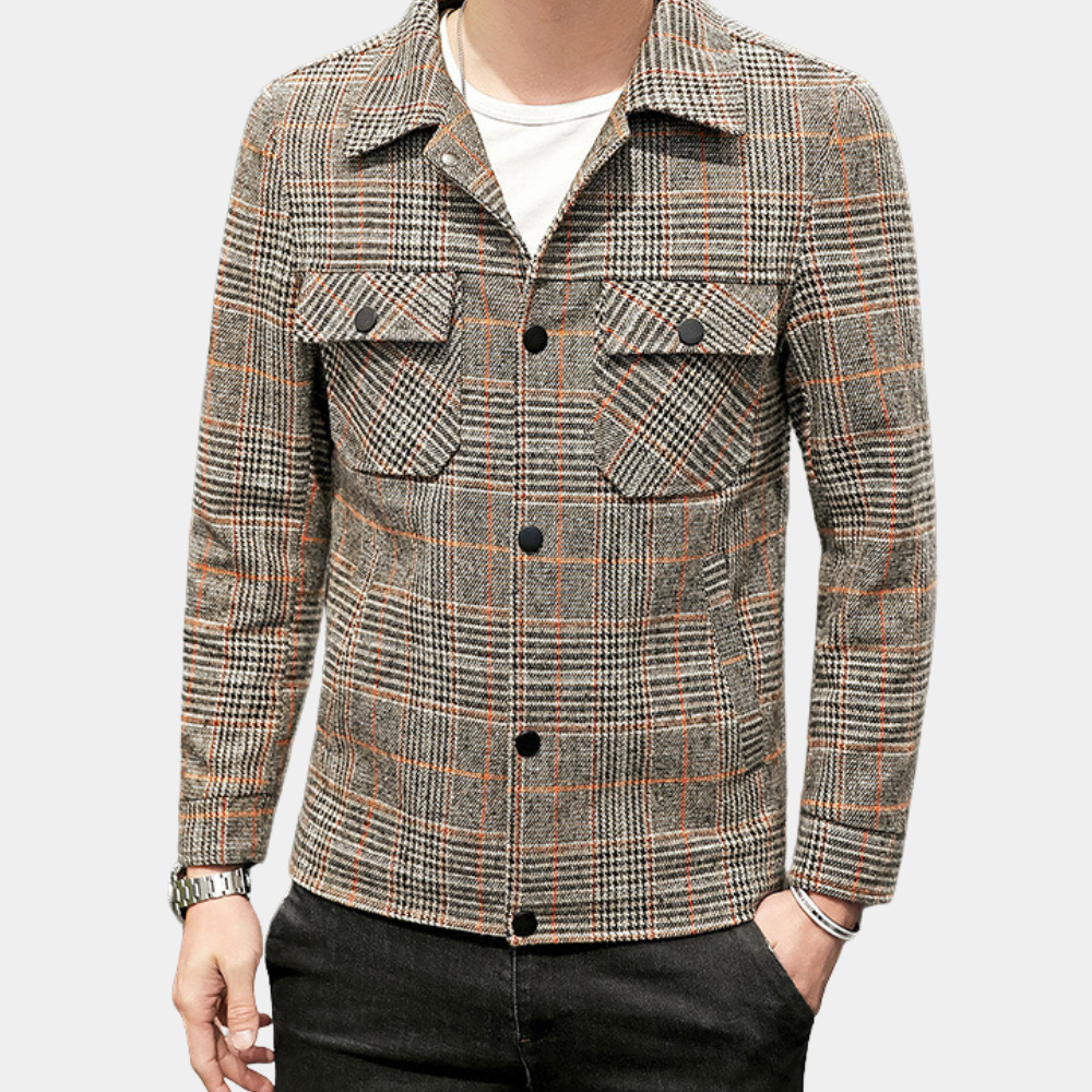 Tal | Stylische Karojacke, Perfekte Passform für Männer