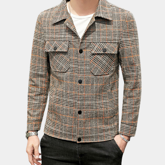 Tal | Stylische Karojacke, Perfekte Passform für Männer