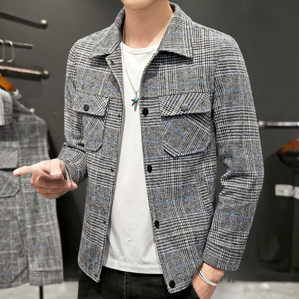 Tal | Stylische Karojacke, Perfekte Passform für Männer