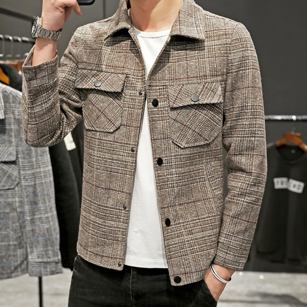 Tal | Stylische Karojacke, Perfekte Passform für Männer