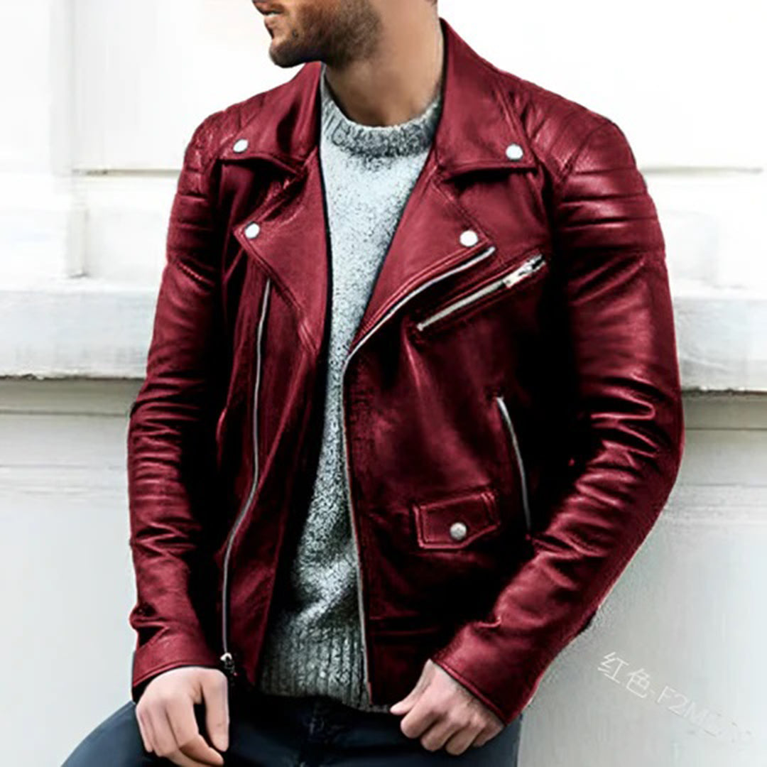 Cruz | Stylische Leder-Bikerjacke für ultimativen Komfort und Haltbarkeit