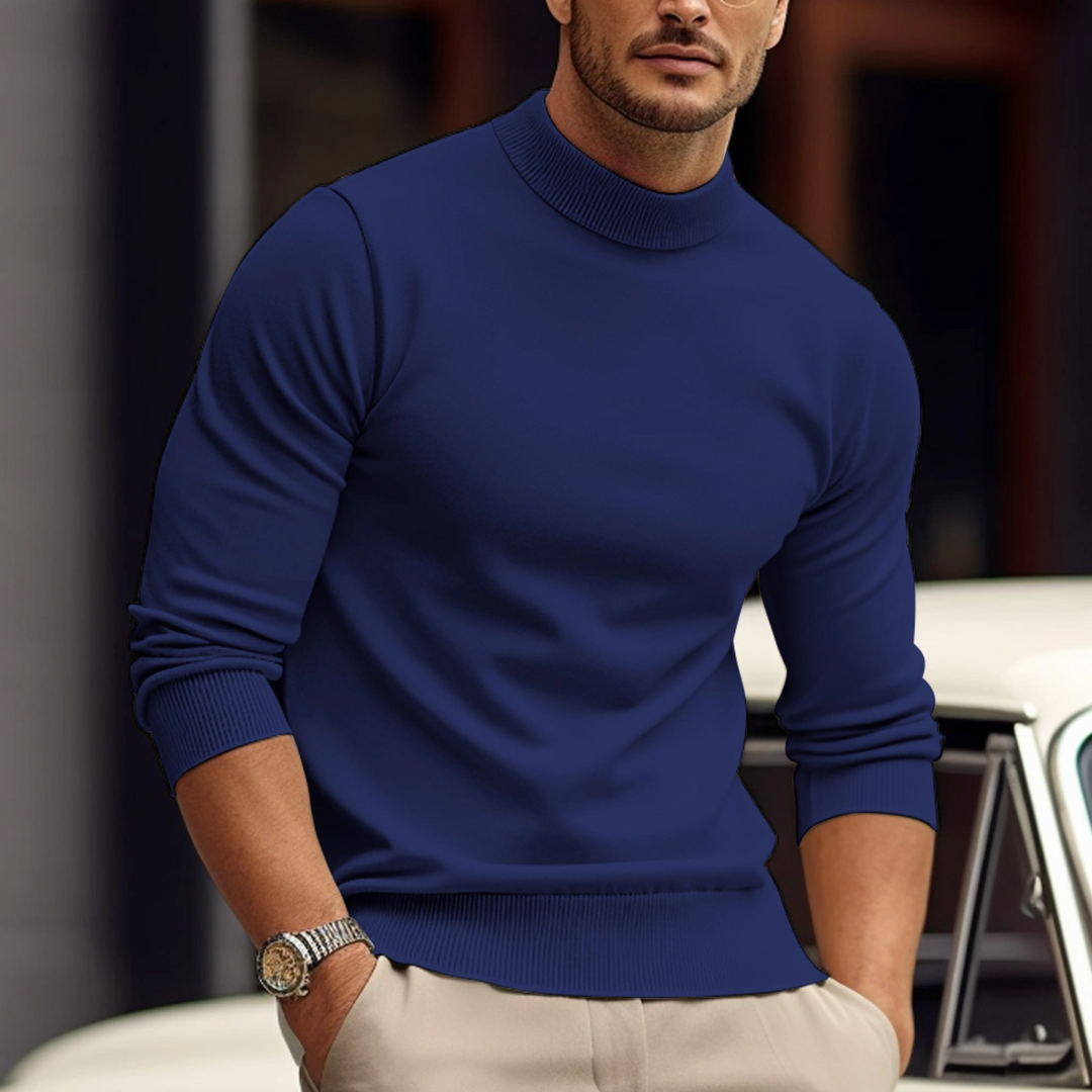 Caden - Men's Cotton Blend Sweater Relaxed Fit Casual Wear 2
