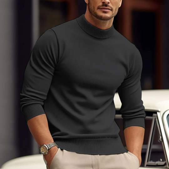 Caden - Men's Cotton Blend Sweater Relaxed Fit Casual Wear 4