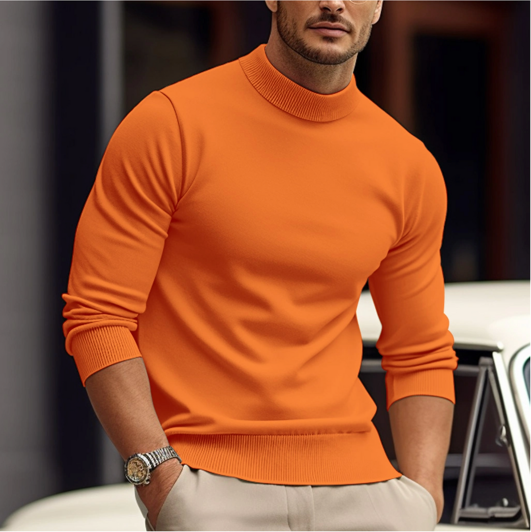 Caden - Men's Cotton Blend Sweater Relaxed Fit Casual Wear 5
