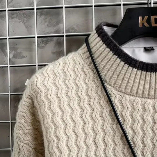 Leroy | Gemütlicher, dicker Strickpullover für Komfort und Stil