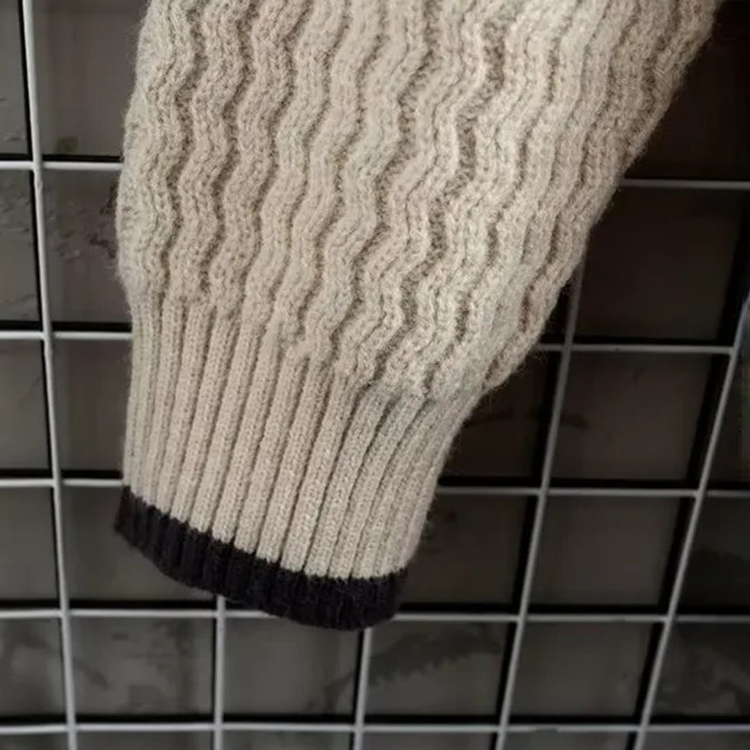 Leroy | Gemütlicher, dicker Strickpullover für Komfort und Stil