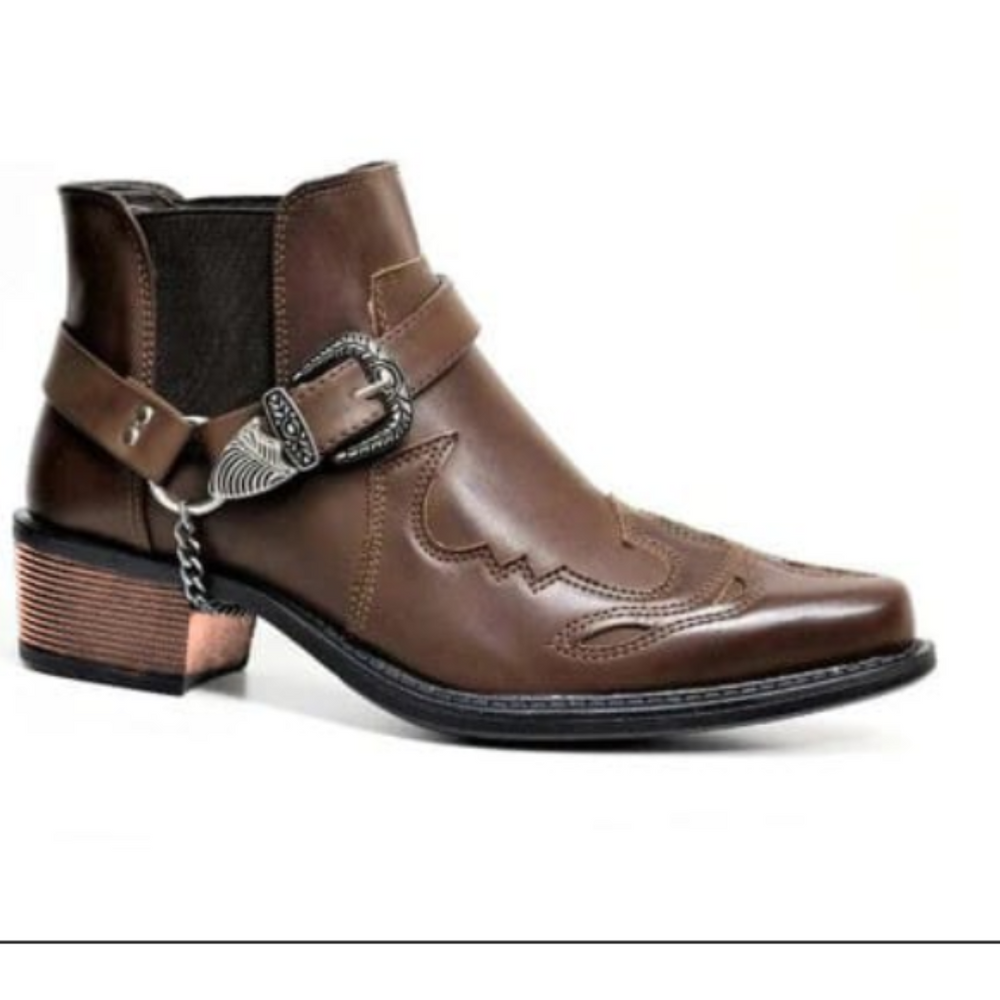 Cody - Men's Ankle Cowboy Boots Classic Western Style 1