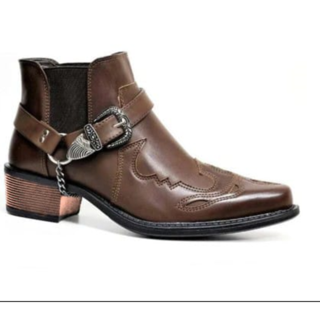 Cody - Men's Ankle Cowboy Boots Classic Western Style 1