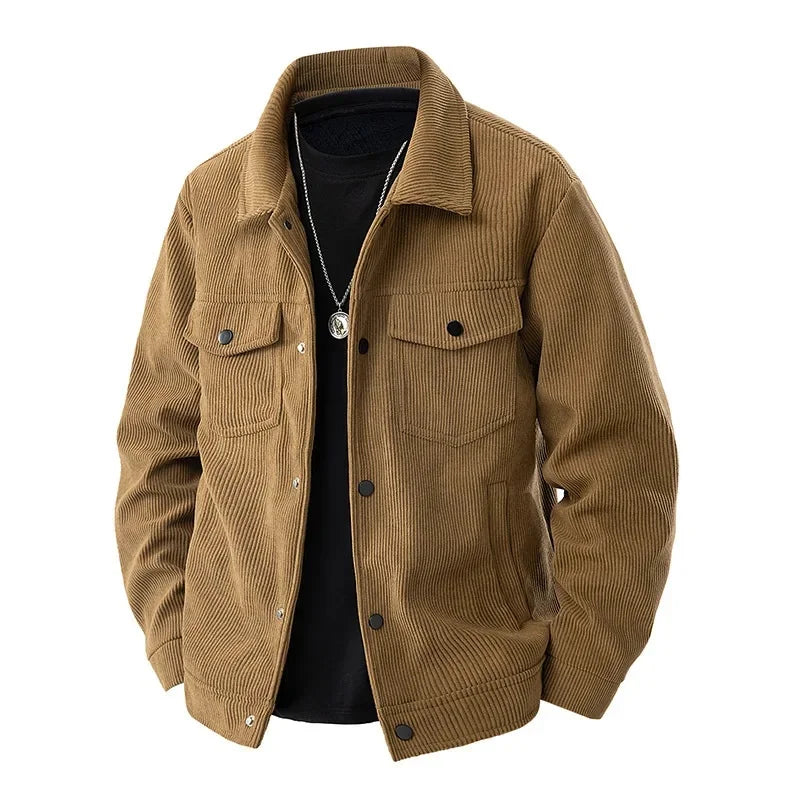 Cody - Men's Cord Jacket Casual Outerwear Classic Design 0